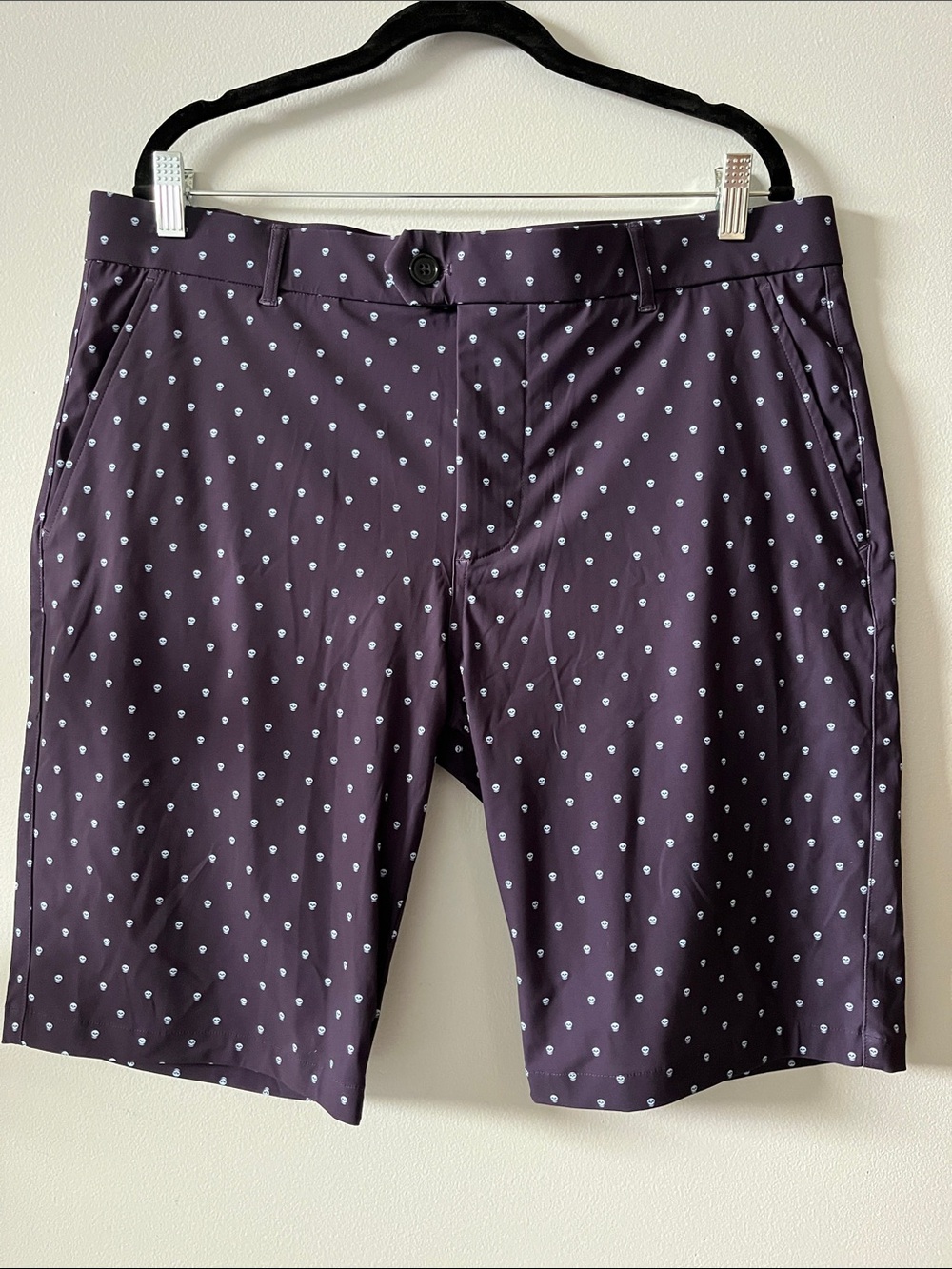 Greyson Montauk Short Adult 36 Performance Golf Chino skull Print Stretch shorts